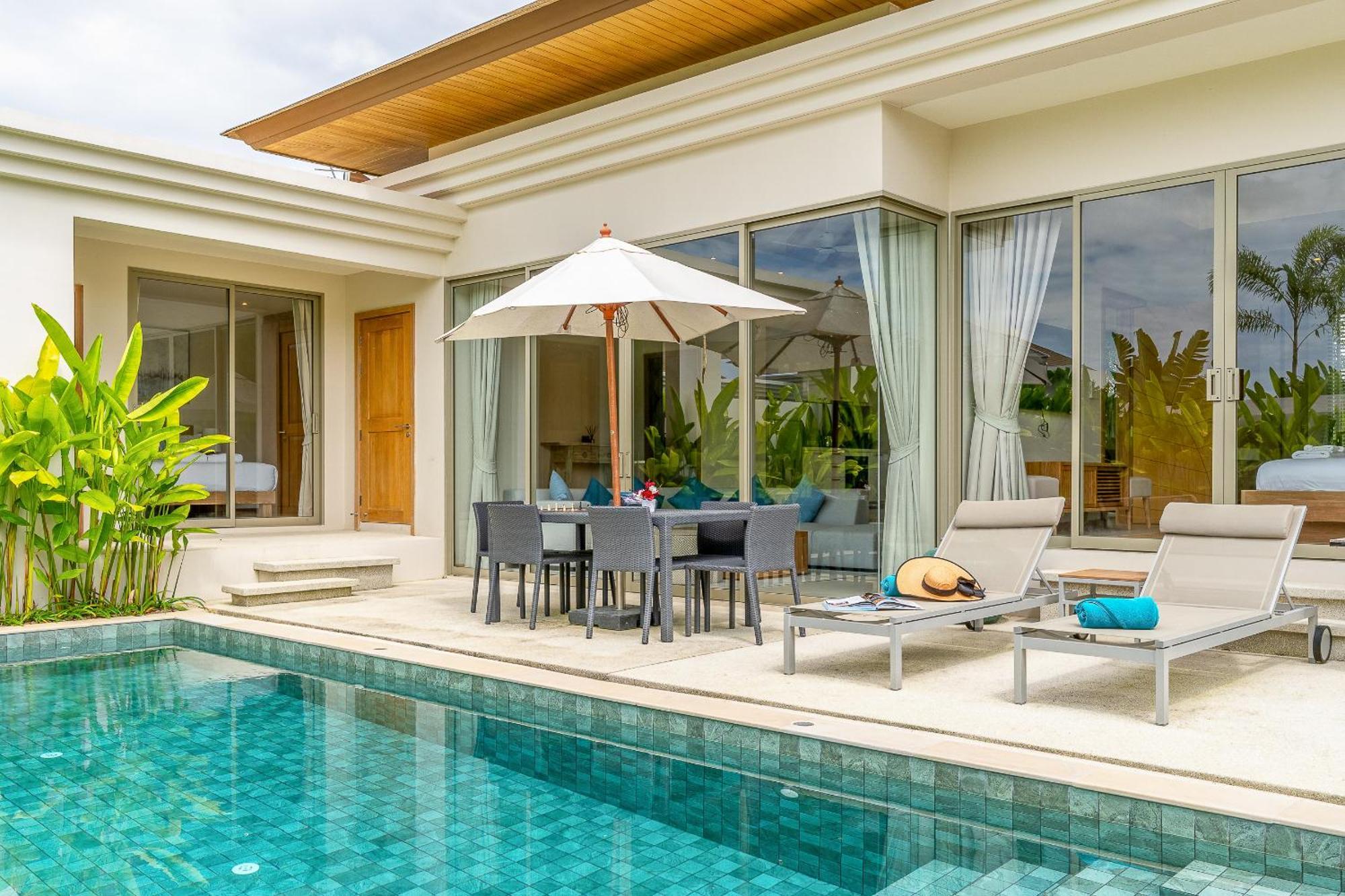 Casa Azure 19 - Brand New Villa With Private Pool And Gym With 24-7 Security - Just 15 Min To Bangtao Beach & Boat Avenue Phuket Exterior photo